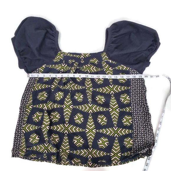 Anthropologie Maeve Catania Geometric Print Top New With Tag Size Small - Picture 8 of 13